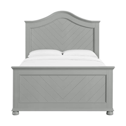 Kona - Full Panel Bed - Gray
