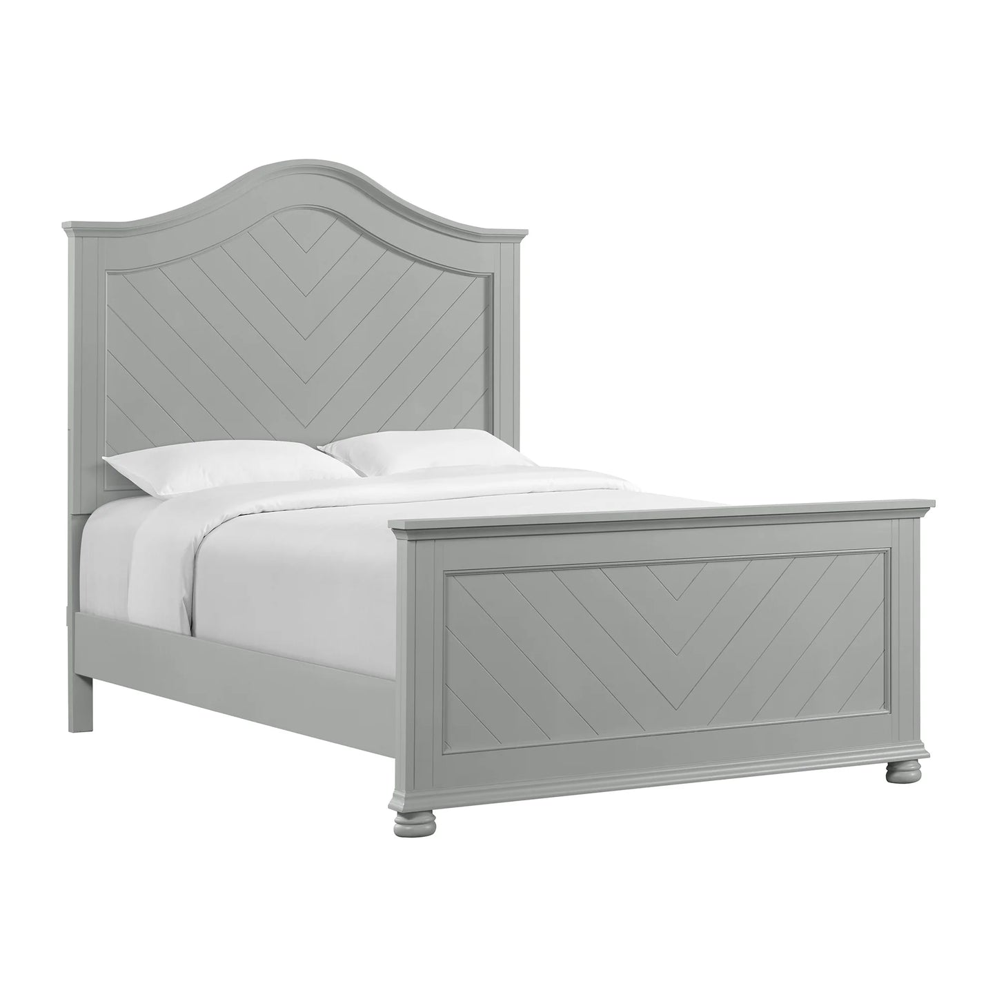 Kona - Full Panel Bed - Gray