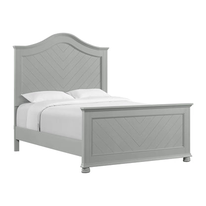 Kona - Full Panel Bed - Gray