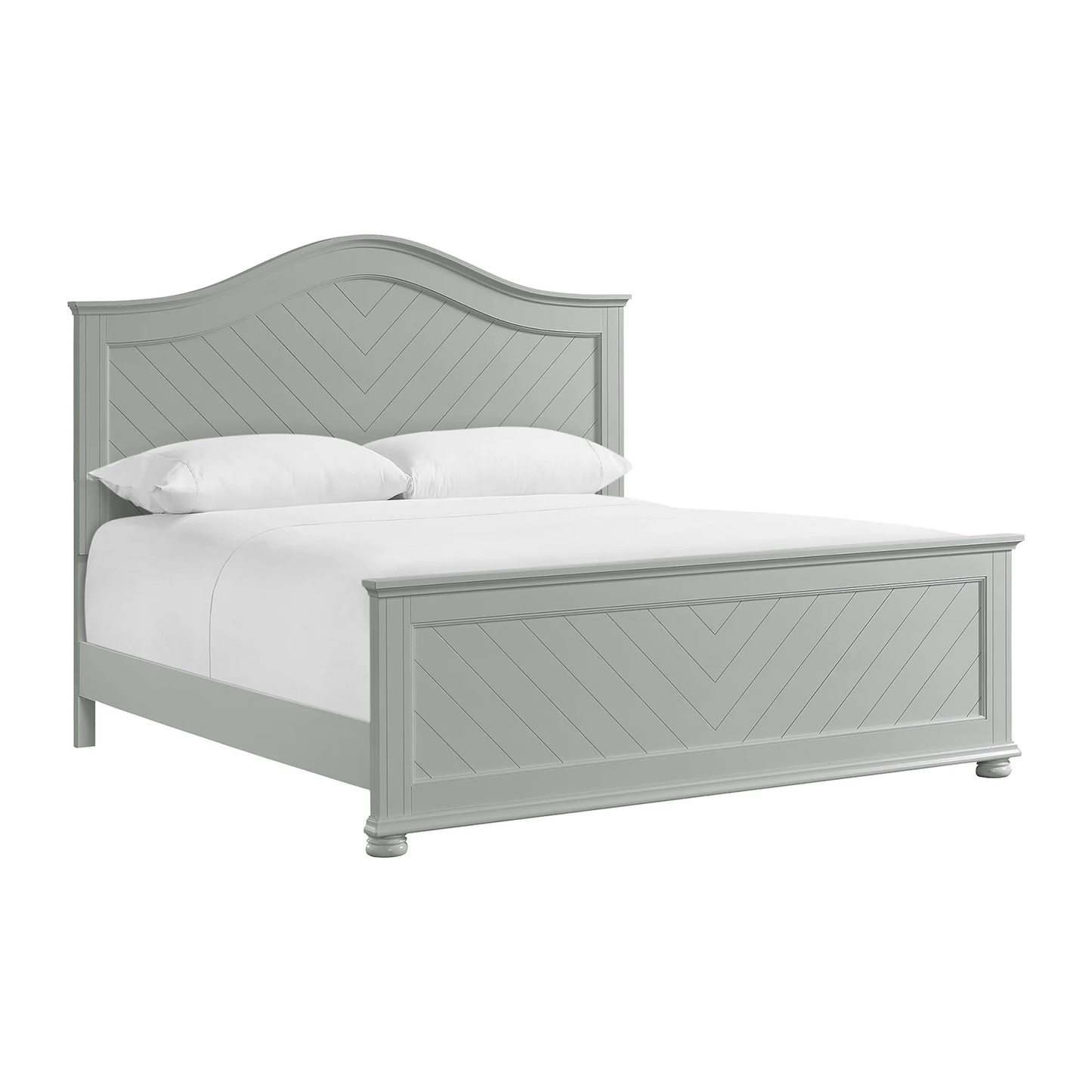 Kona - King Panel Bed - Gray