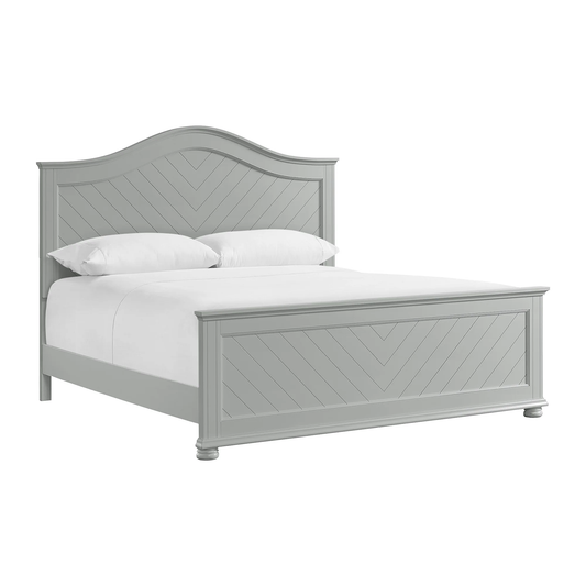 Kona - King Panel Bed - Gray