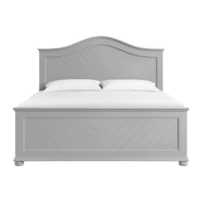 Kona - King Panel Bed - Gray