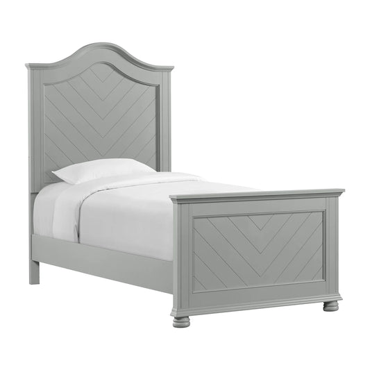 Kona - Twin Panel Bed - Gray