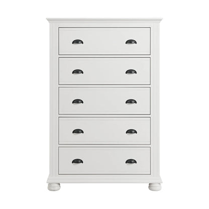 Kona - 5-Drawer Chest - White