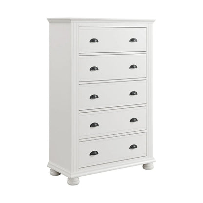 Kona - 5-Drawer Chest - White