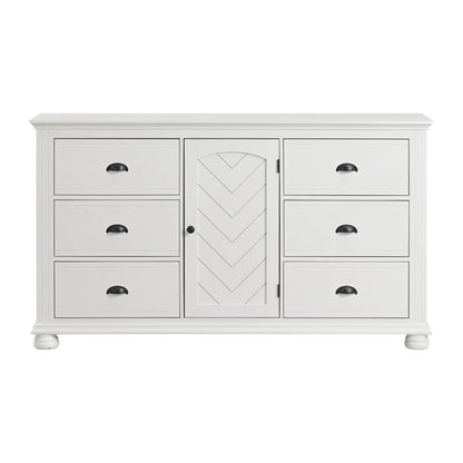 Kona - 6-Drawer Dresser - White