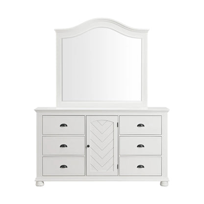 Kona - Dresser And Mirror Set - White