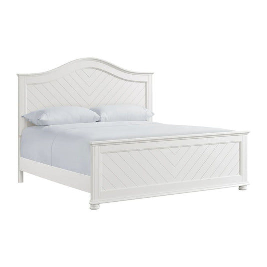 Kona - King Panel Bed - White