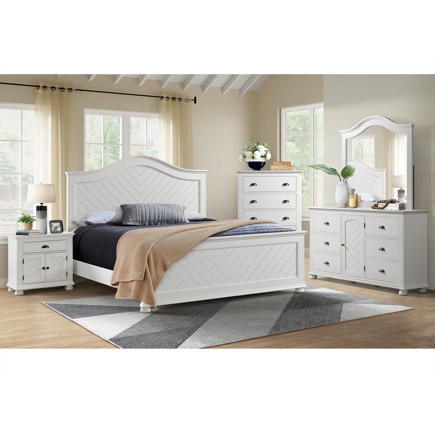 Kona - 1-Drawer Nightstand - White