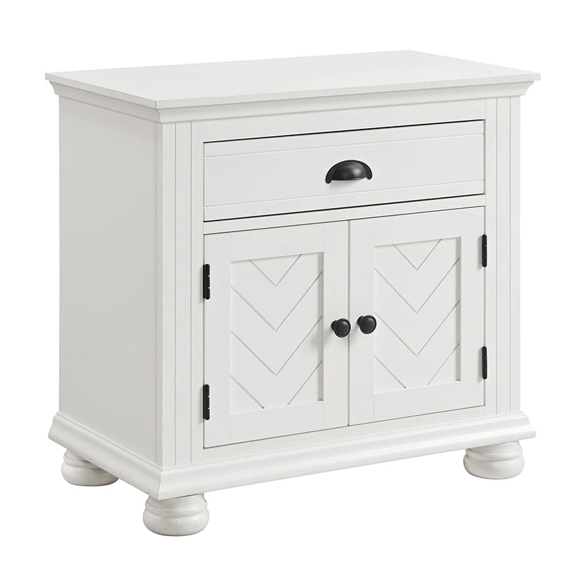 Kona - 1-Drawer Nightstand - White