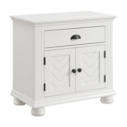 Kona - 1-Drawer Nightstand - White
