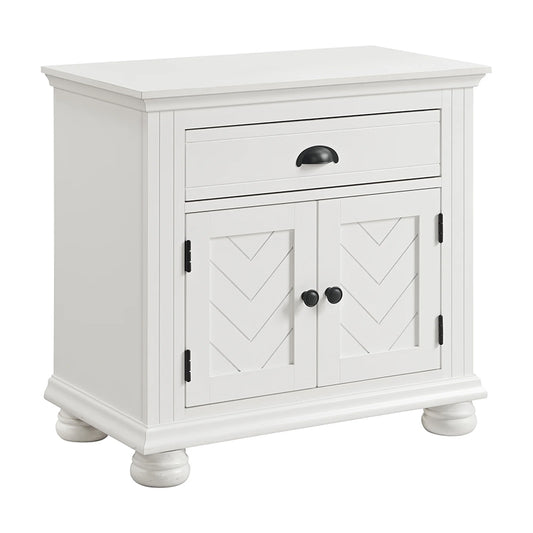 Kona - 1-Drawer Nightstand - White