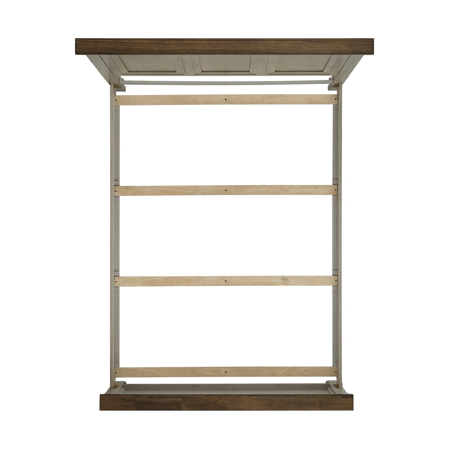 Farmington - Queen Panel Bed - Medium Brown / Washed Stone