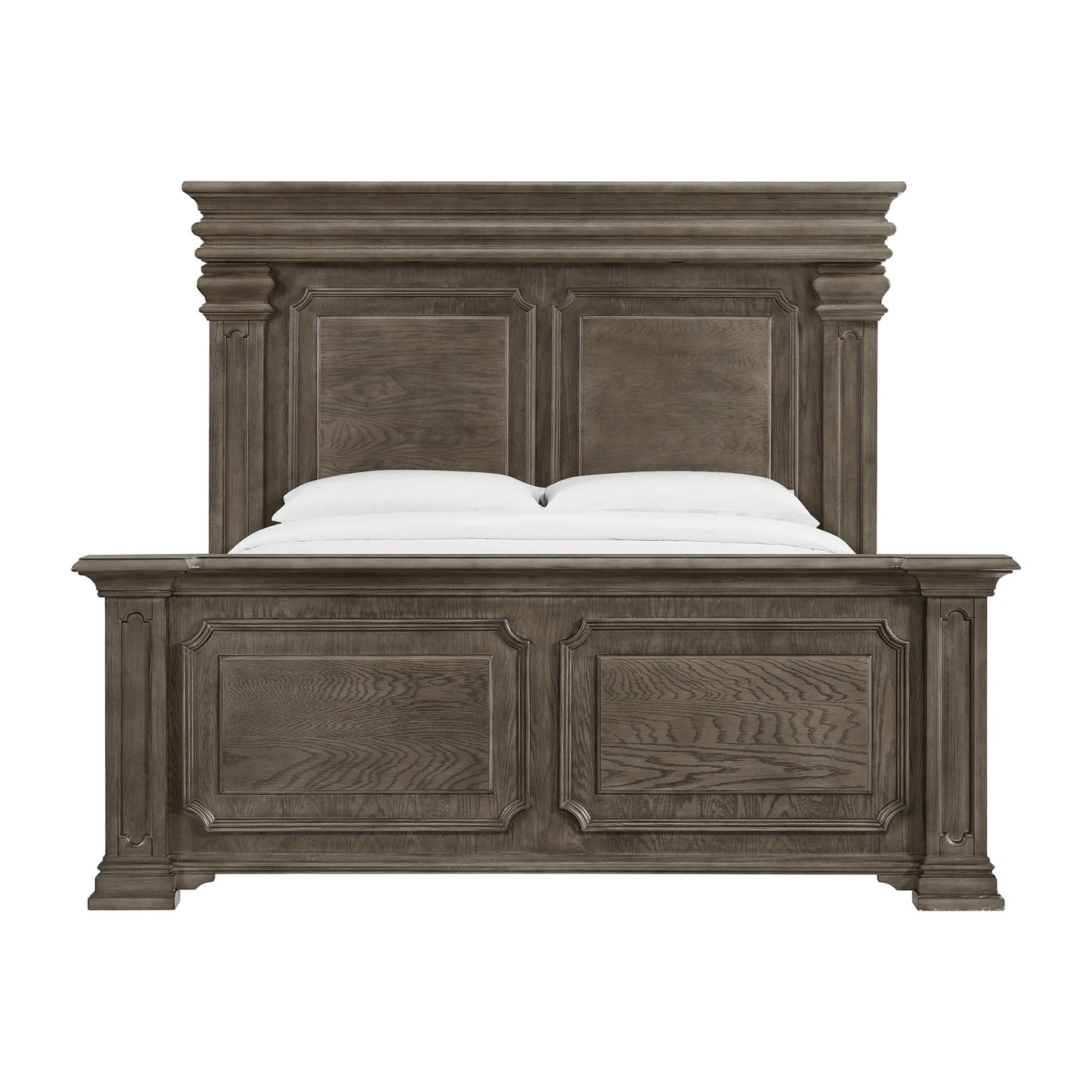 Kings Court - King Bed - Gray