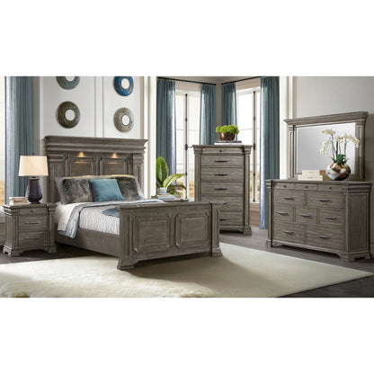 Kings Court - Queen Bed - Gray