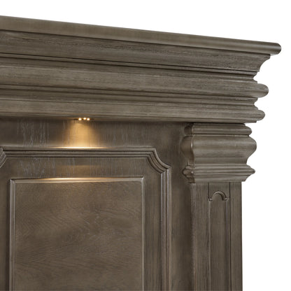 Kings Court - Queen Storage Bed - Gray