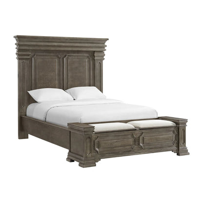 Kings Court - Queen Storage Bed - Gray