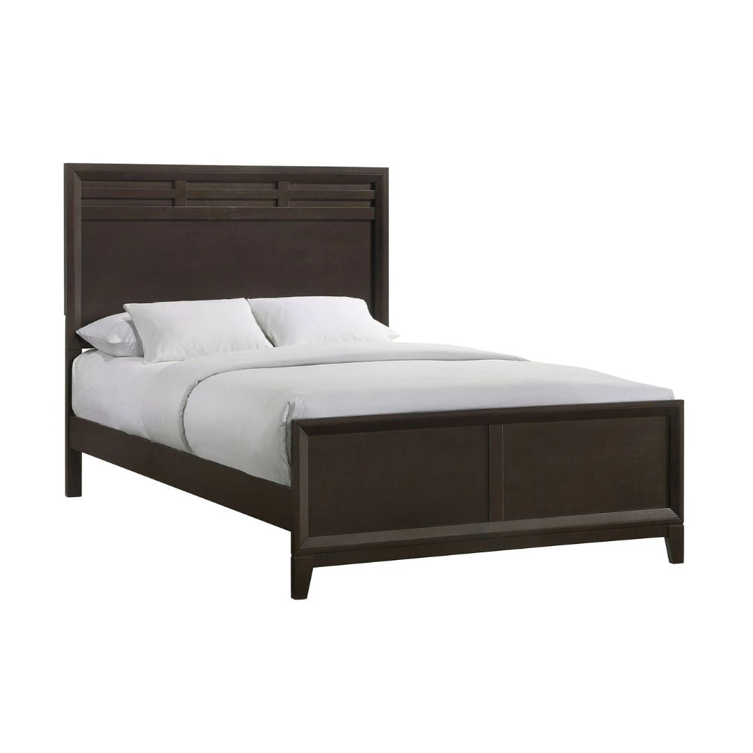 Beaumont - Queen Panel Bed - Merlot
