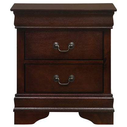 Louis Philippe - 2-Drawer Nightstand - Cherry