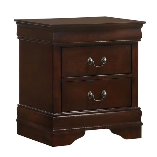 Louis Philippe - 2-Drawer Nightstand - Cherry