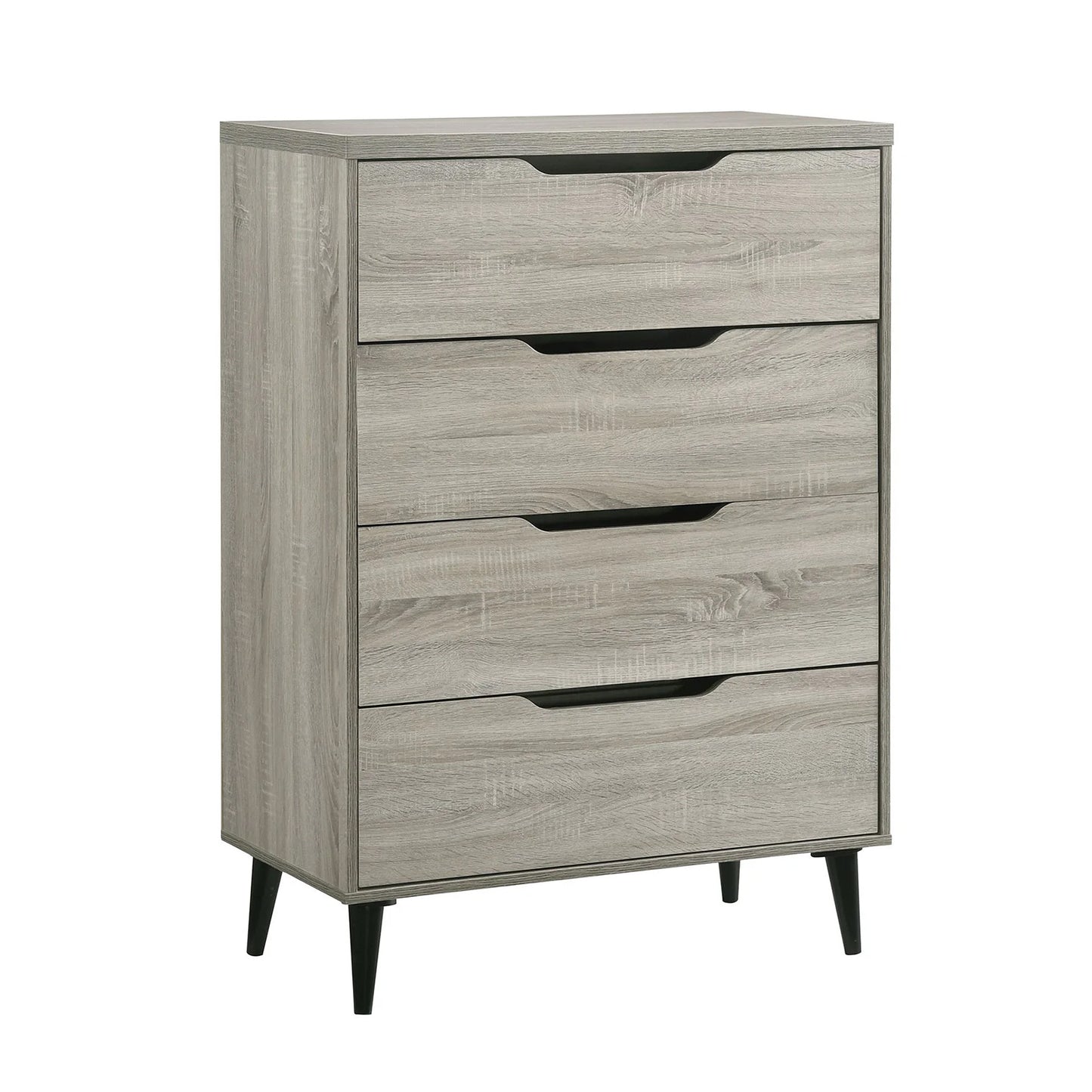 Ernesto - 4-Drawer Chest With Interlock (3A Packing) - Gray