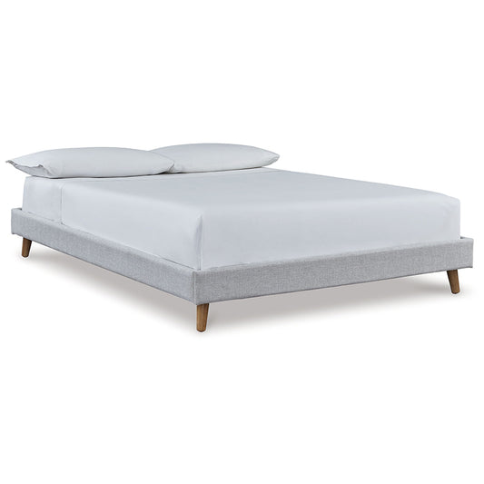 Tannally - Beige - Full Uph Platform Bed