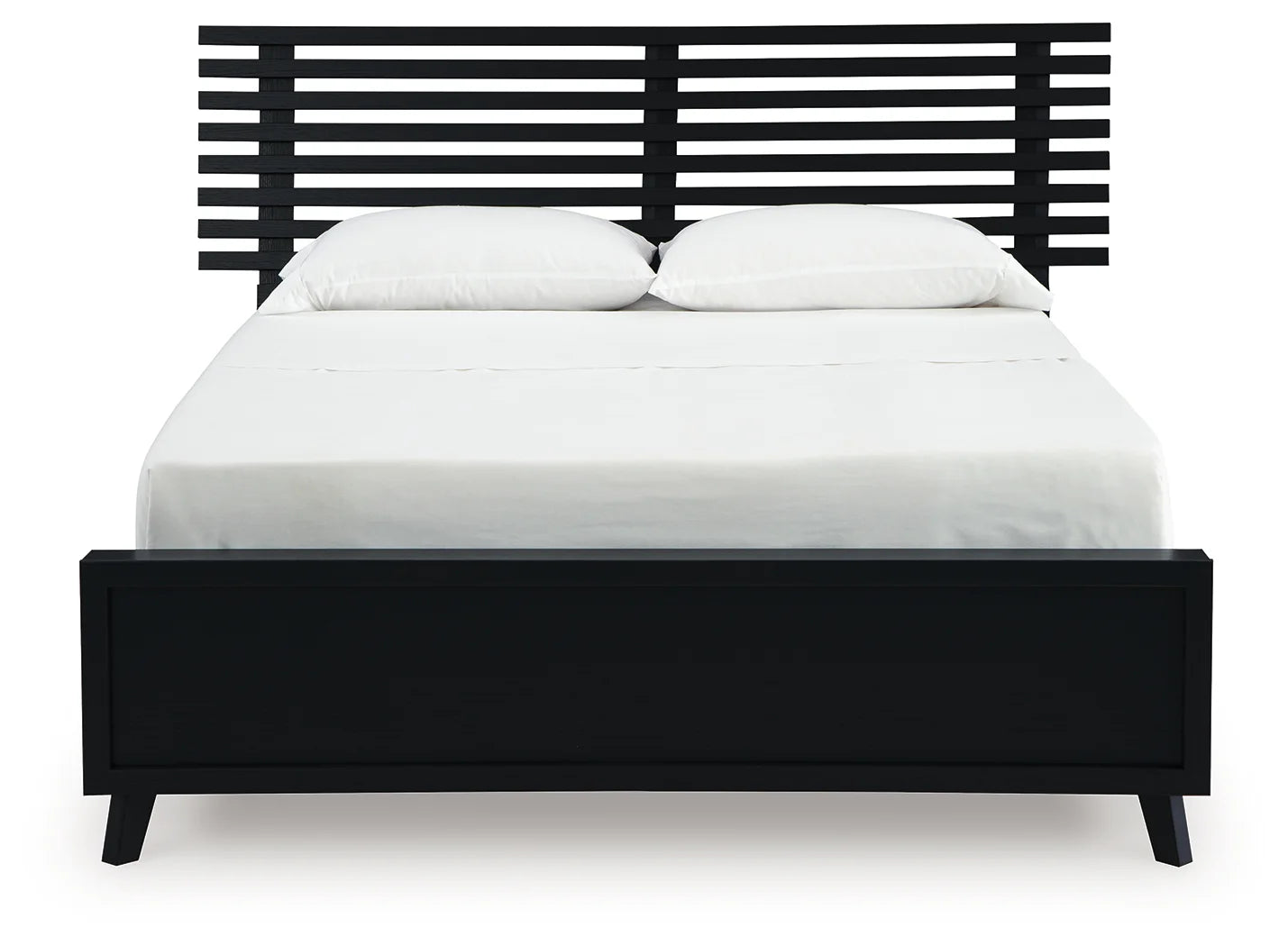 Danziar - Black - Full Slat Panel Bed