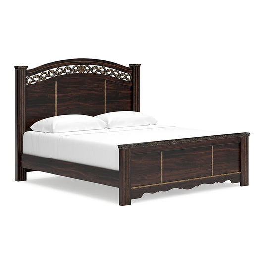 Glosmount - Two-tone - Queen Poster Bed