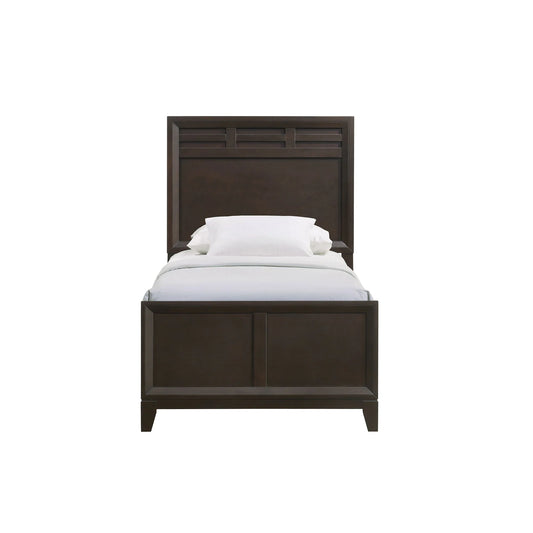 Beaumont - Twin Panel Bed - Merlot