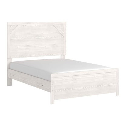 Gerridan - White / Gray - Full Panel Bed