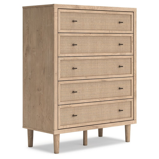 Cielden - Two-tone - Five Drawer Wide Chest