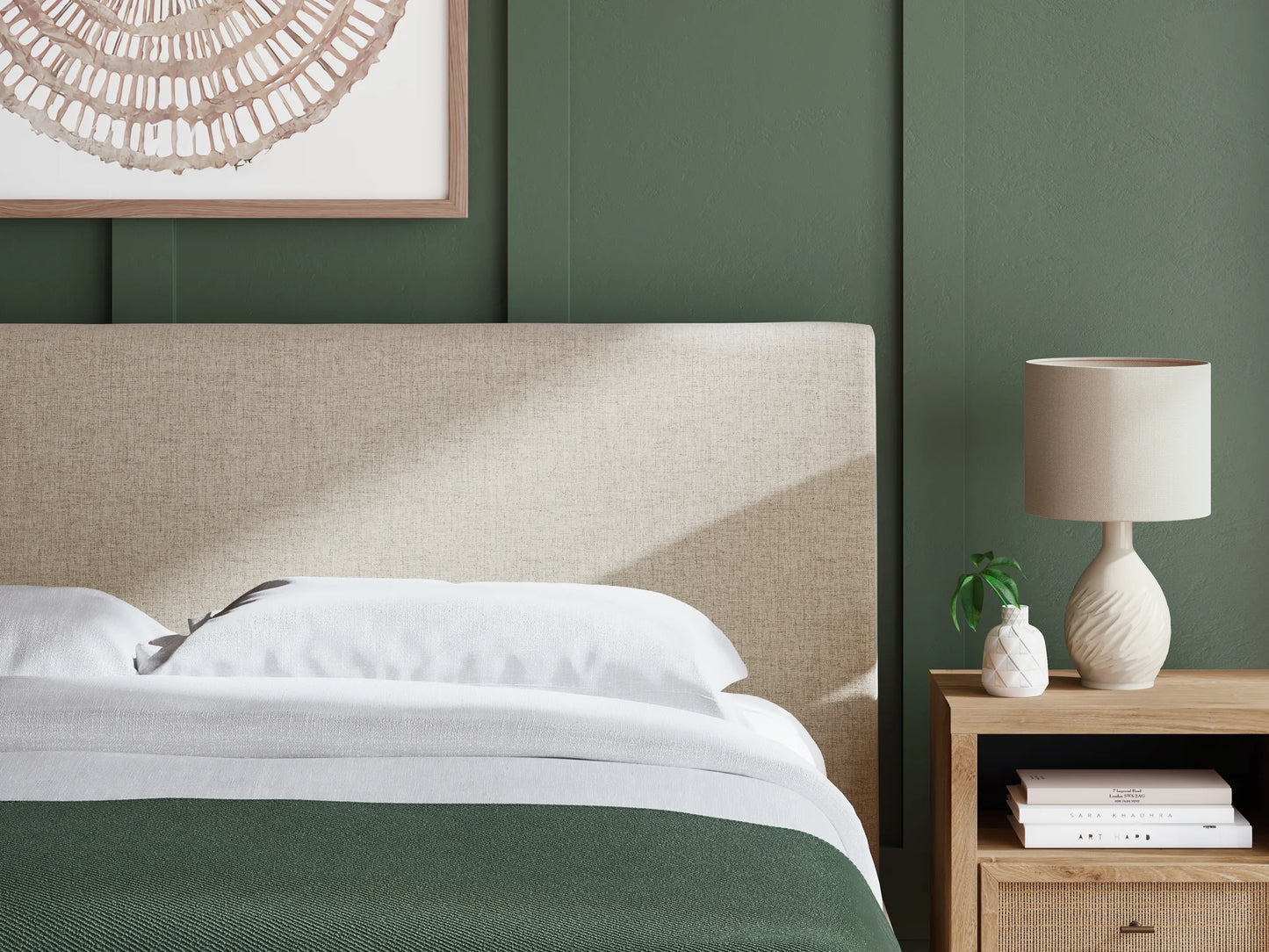 Cielden - Soft Gray - King Upholstered Bed With Roll Slats