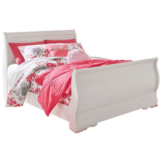 Anarasia - White - Full Sleigh Bed