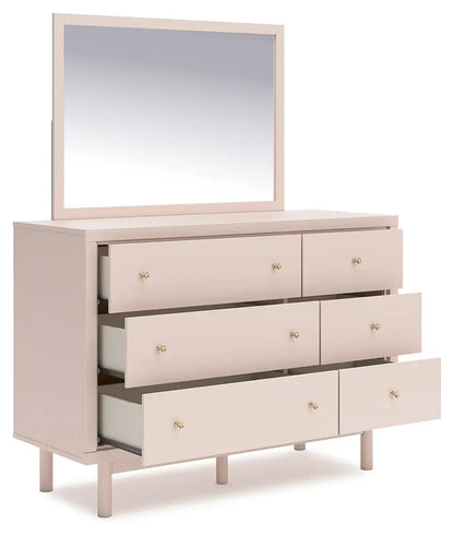 Wistenpine - Blush - Dresser And Mirror 3