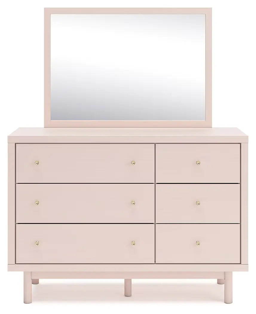 Wistenpine - Blush - Dresser And Mirror 4