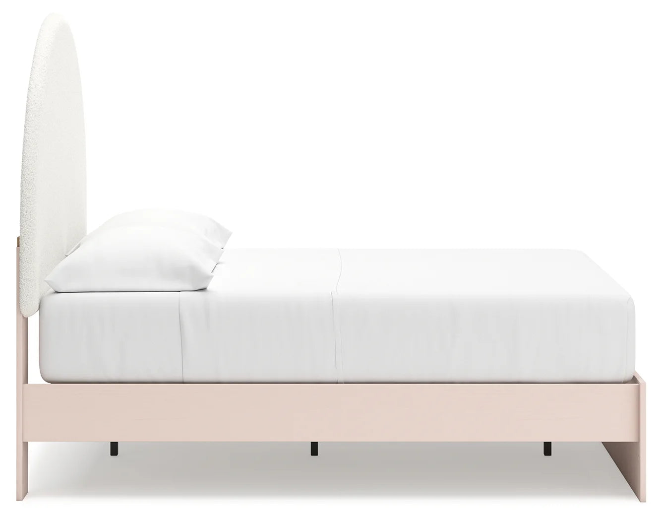 Wistenpine - Blush - Full Upholstered Panel Bed-7