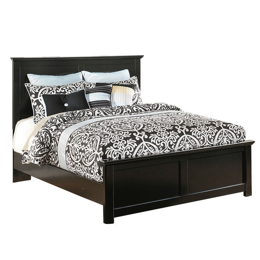 Maribel - Black - Full Panel Bed