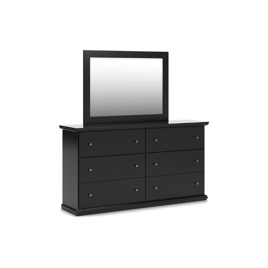 Maribel - Black - Dresser and Mirror