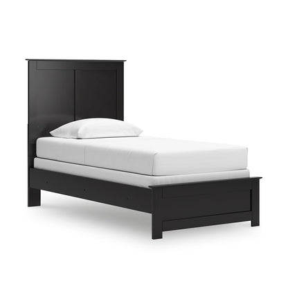 Maribel - Twin Panel Bed - Black