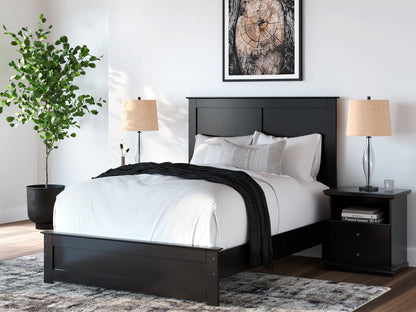 Maribel - Full Panel Bed - Black