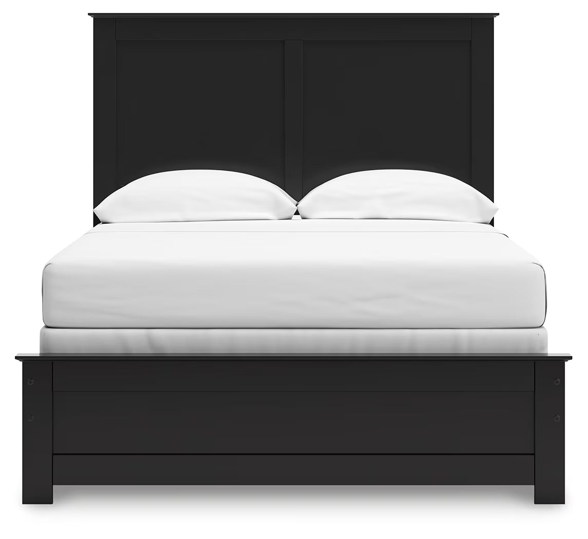 Maribel - Full Panel Bed - Black