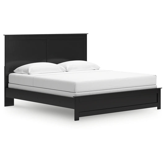 Maribel - King Panel Bed - Black