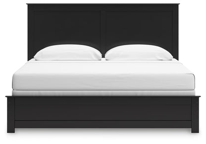 Maribel - King Panel Bed - Black