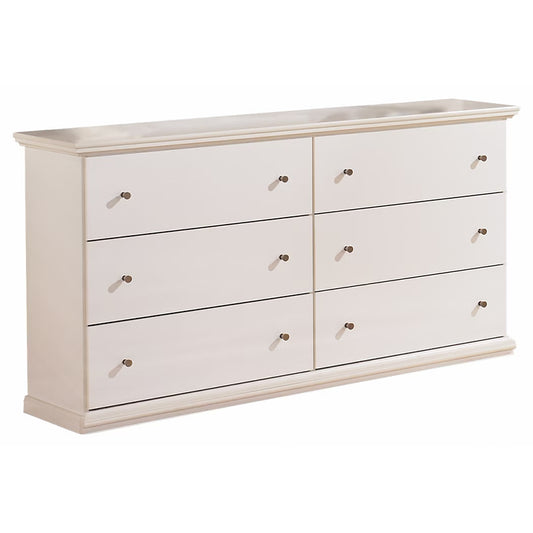Bostwick - White - Six Drawer Dresser