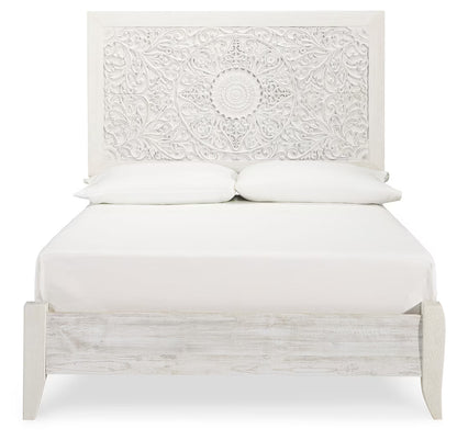 Paxberry - Full Panel Bed - Whitewash