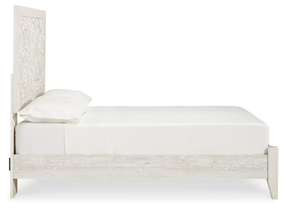 Paxberry - Full Panel Bed - Whitewash