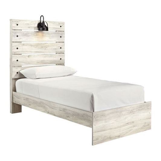 Cambeck - Whitewash - Twin Panel Bed