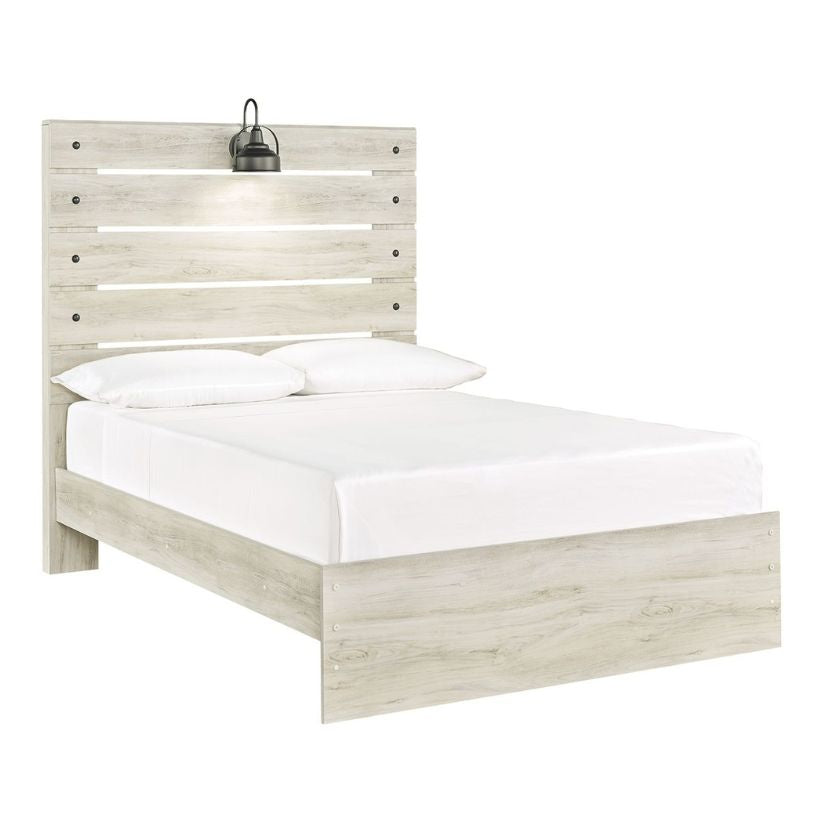 Cambeck - Whitewash - Full Panel Bed