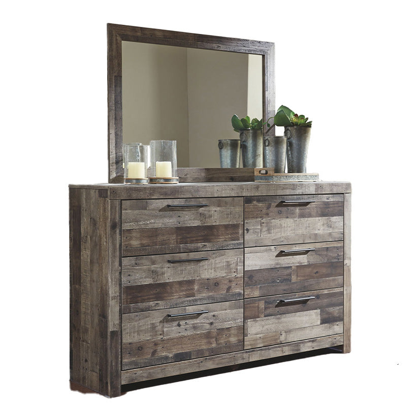 Derekson - Multi Gray - Dresser, Mirror