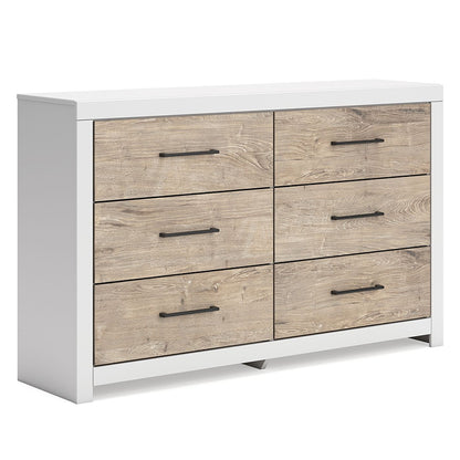 Charbitt - Two-tone - Six Drawer Dresser